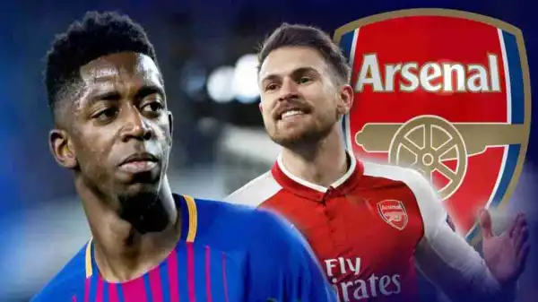 Arsenal To Swap Aaron Ramsey For Ousmane Dembele Of Barcelona